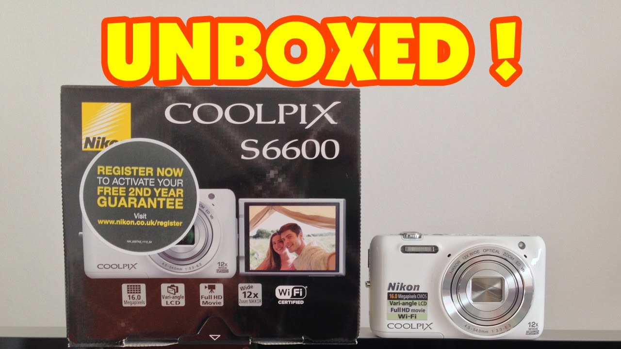 Nikon Coolpix S6600 Unboxing & First Look - YouTube