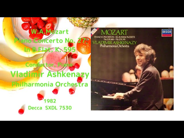 ターンテーブル動画】V.アシュケナージ モーツァルト『ピアノ協奏曲第
