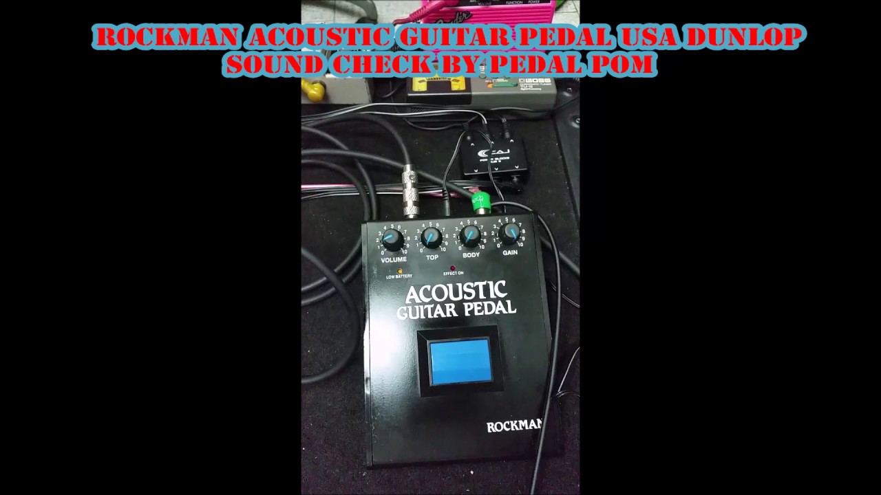ROCKMAN ACOUSTIC GUITAR PEDAL SR&D 【公式通販】