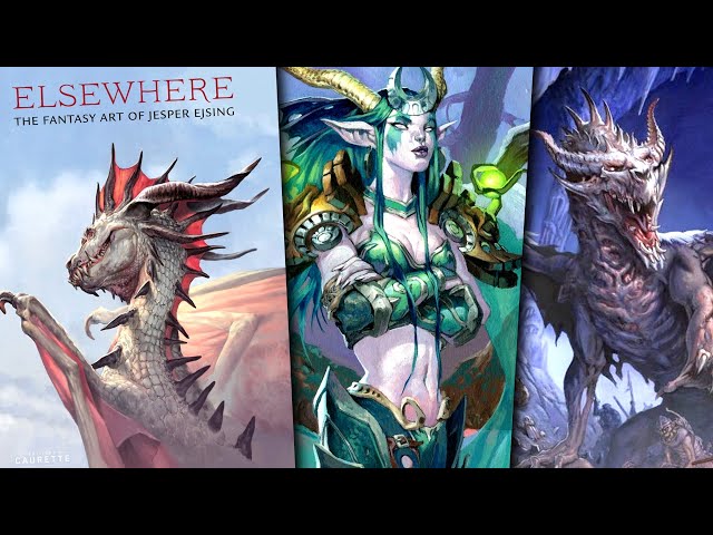 🐉Elsewhere The Fantasy Art of Jesper Ejsing Book preview AMAZING