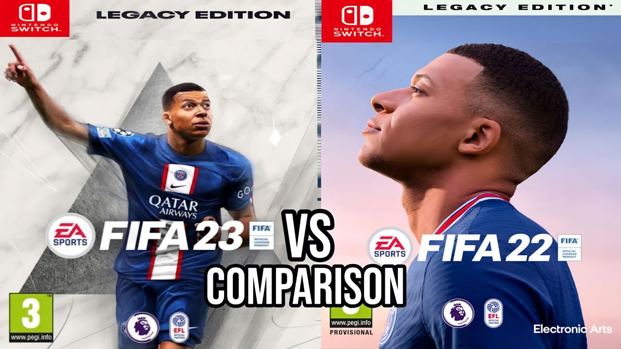 FIFA 23 Vs FIFA 22 Nintendo Switch - YouTube