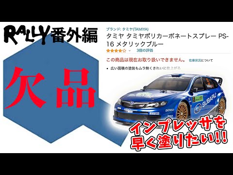 ラリーカーで遊ぼう 番外編 塗料が売ってない問題を解決する塗装の工夫