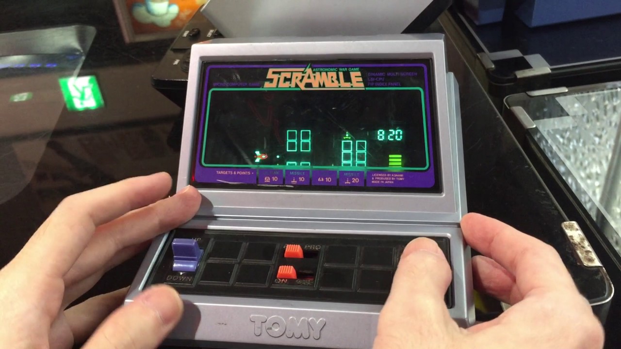 スクランブル SCRAMBLE（トミー/TOMY LSIゲーム） - YouTube