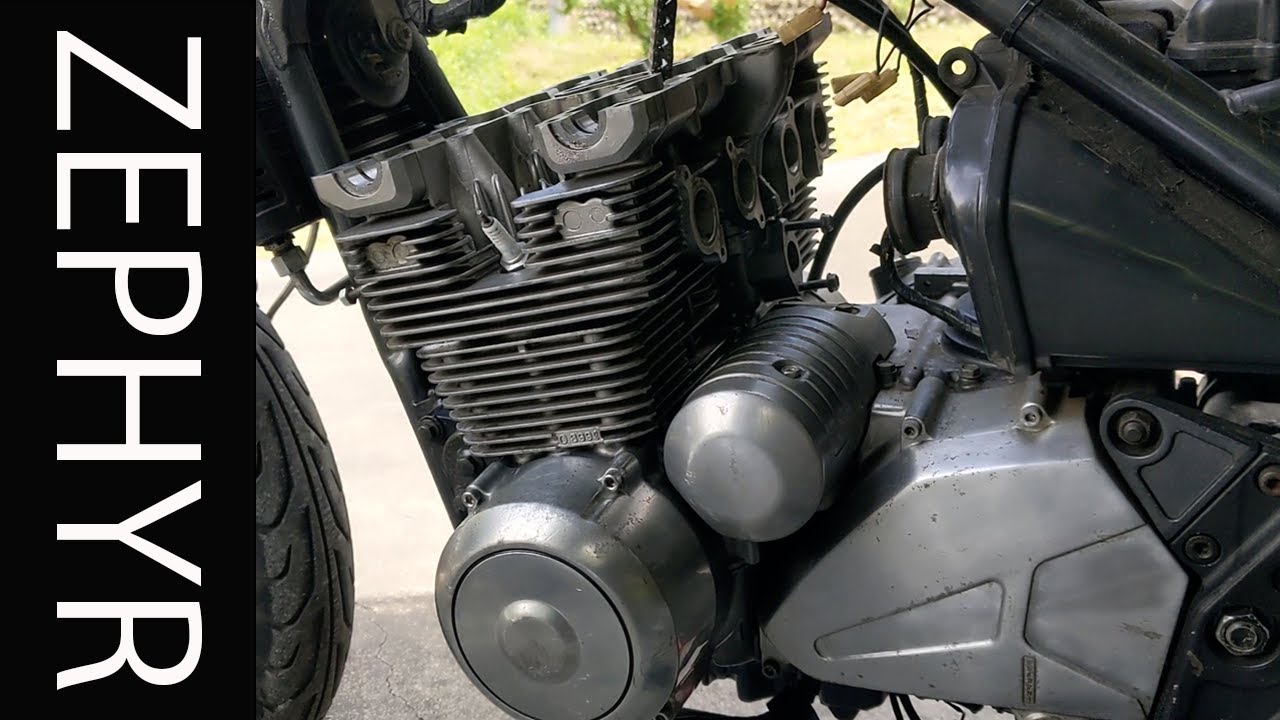 ゼファー400 エンジン腰上 組付け DIY - YouTube