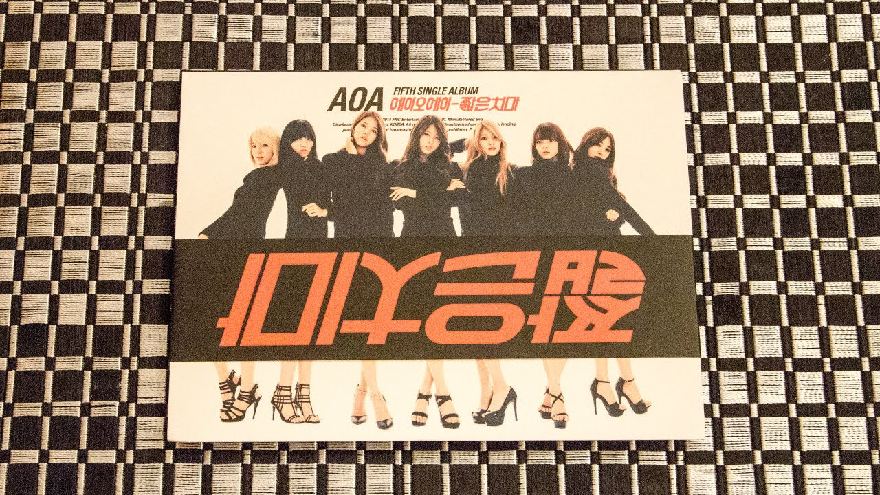 Unboxing | AOA 5th Single Album - Mini Skirt - YouTube