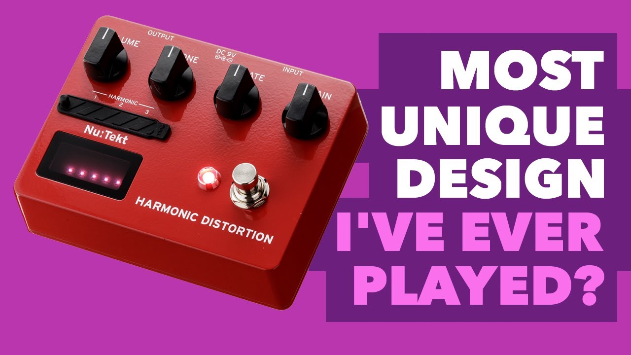 Korg Harmonic Distortion Pedal: Nu:Tekt Tube Technology - YouTube