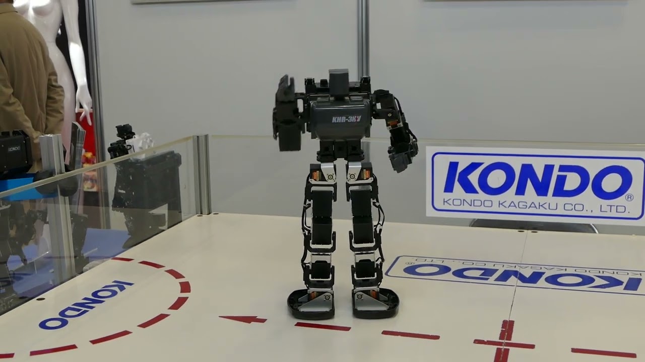近藤科学 KHR-3HV 2023国際ロボット展 - YouTube