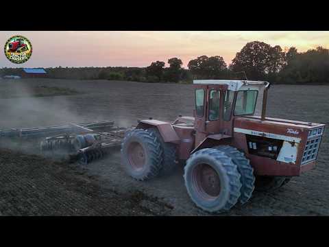 International Harvester 4366 4wd Tractor Fall Tillage - YouTube