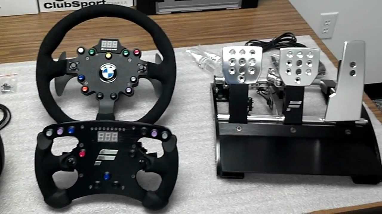 First Look: Fanatec ClubSport Wheel Base, BMW M3 GT2 Rim, Formula