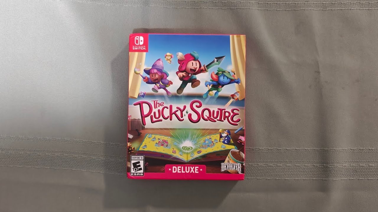 The Plucky Squire Deluxe Edition Nintendo Switch Unboxing Video
