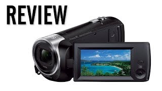 Sony Handycam HDR-CX405 HD Video Camera Review - YouTube