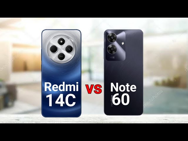 Redmi 14C vs Realme Note 60 - YouTube