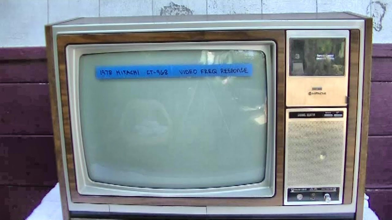 1978 Hitachi CT968 Color Television Repair - YouTube