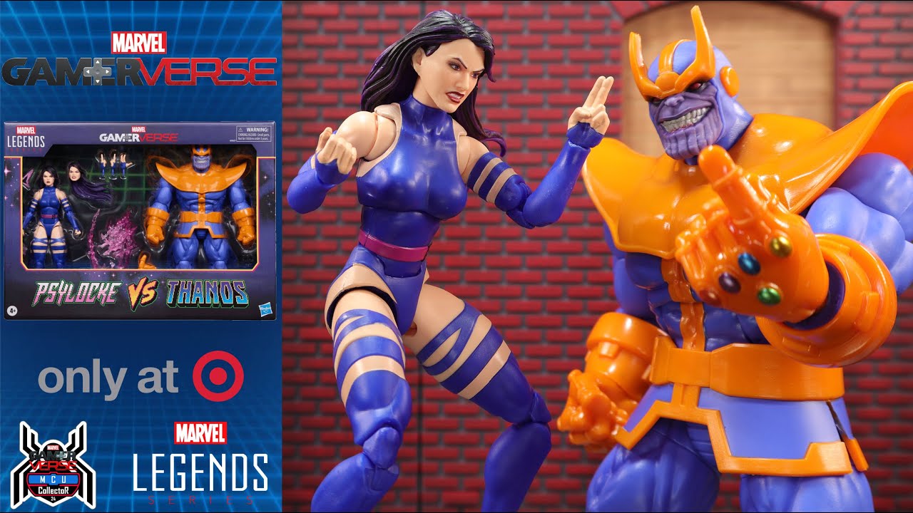 Marvel Legends GamerVerse PSYLOCKE vs THANOS Target Exclusive 2