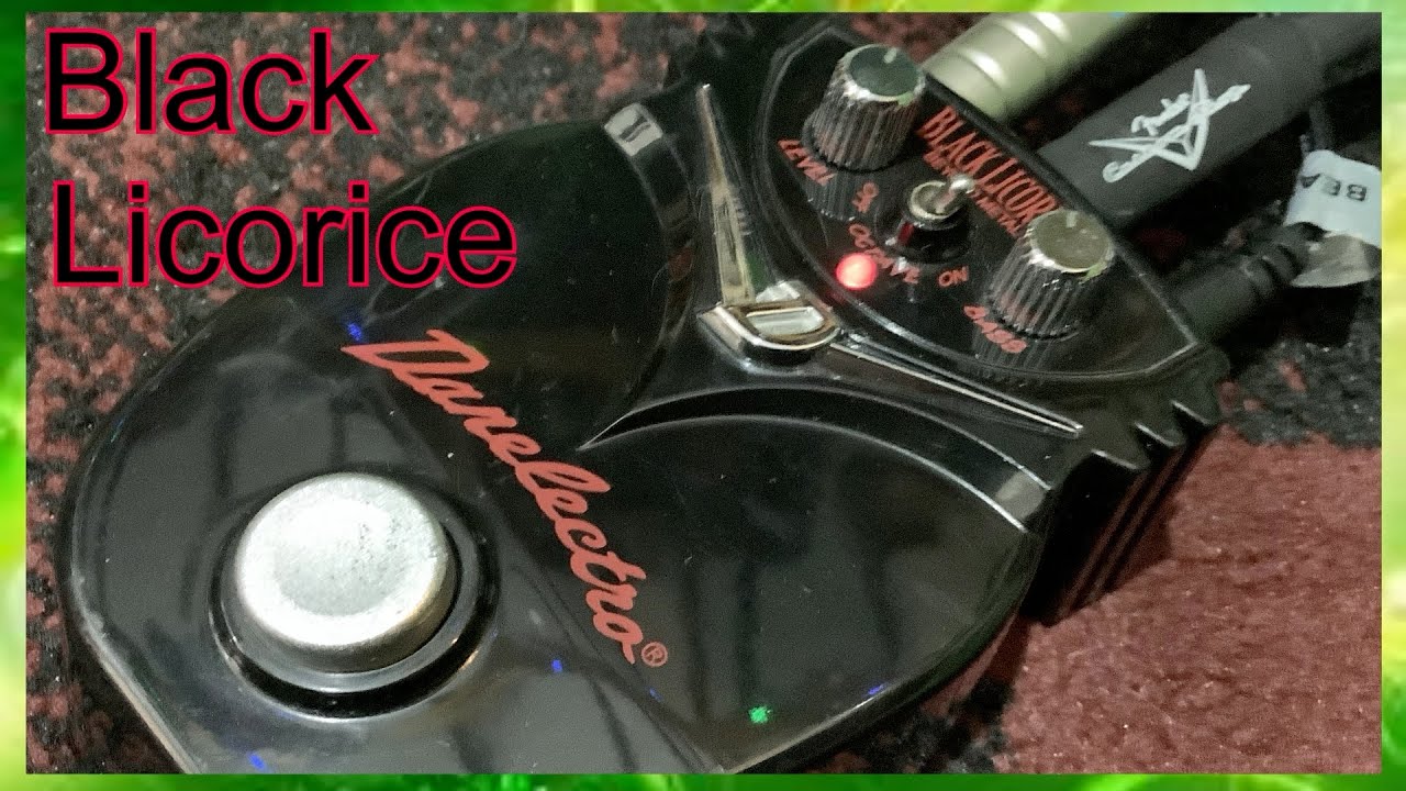 Danelectro Black Licorice distortion octave pedal review - YouTube