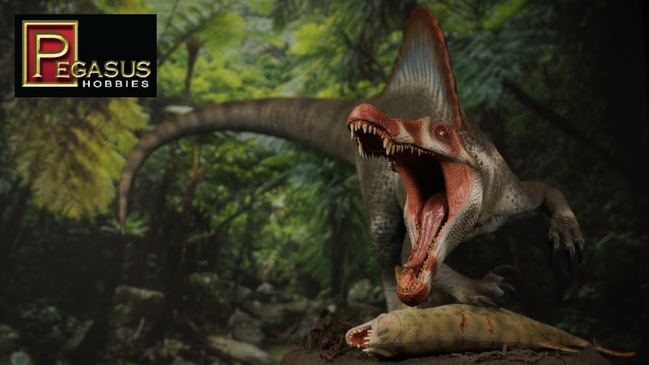 Painting The Jurassic Spinosaurus Model Kit - Pegasus Hobbies