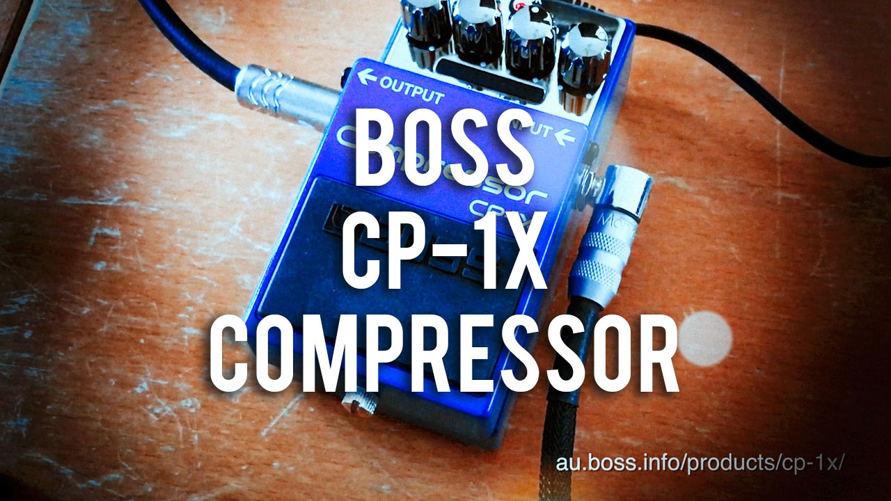 BOSS CP-1X Compressor. Strat to Vibrolux Reverb demo - YouTube