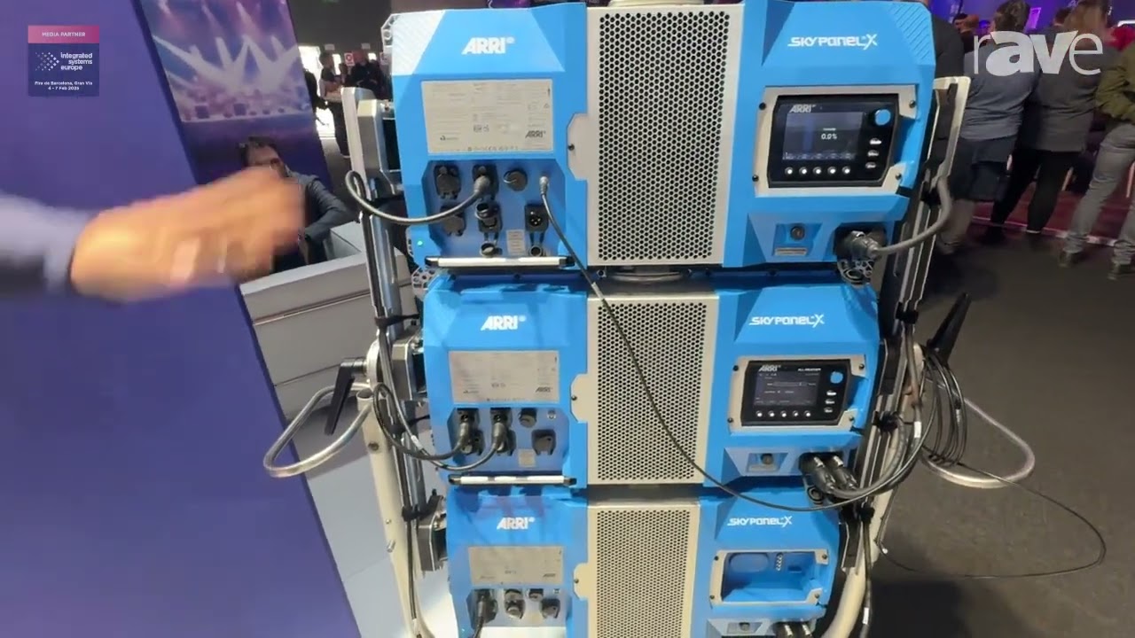 ISE 2025: ARRI Presents SkyPanel X23 Modular LED Panel - YouTube