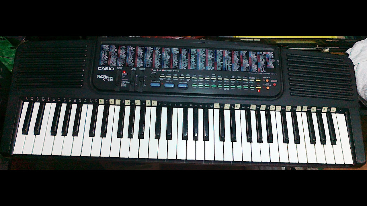 CASIO CT-636 - YouTube