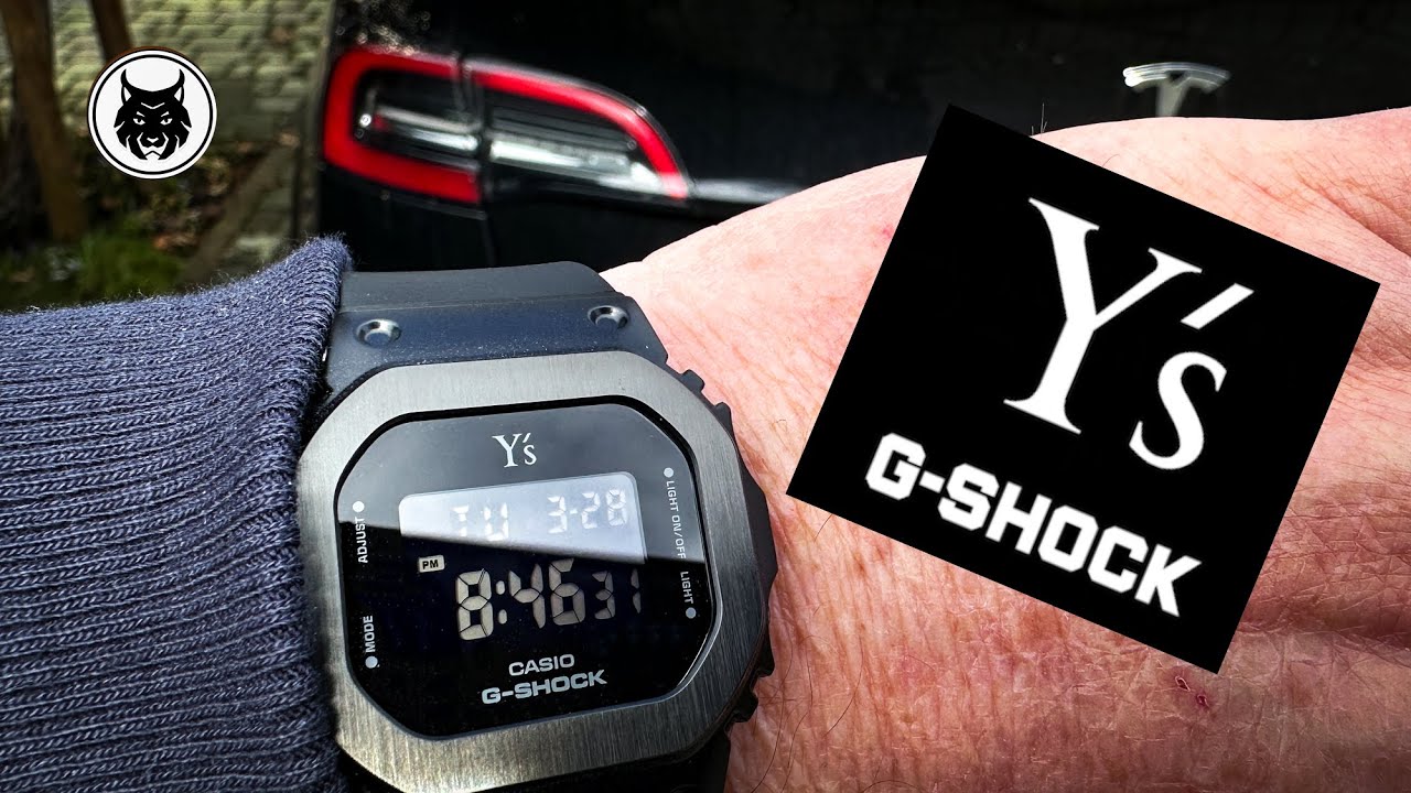 Casio G-SHOCK x Y`s GM-S5600YS-1 - Yohji Yamamoto - 4K - YouTube
