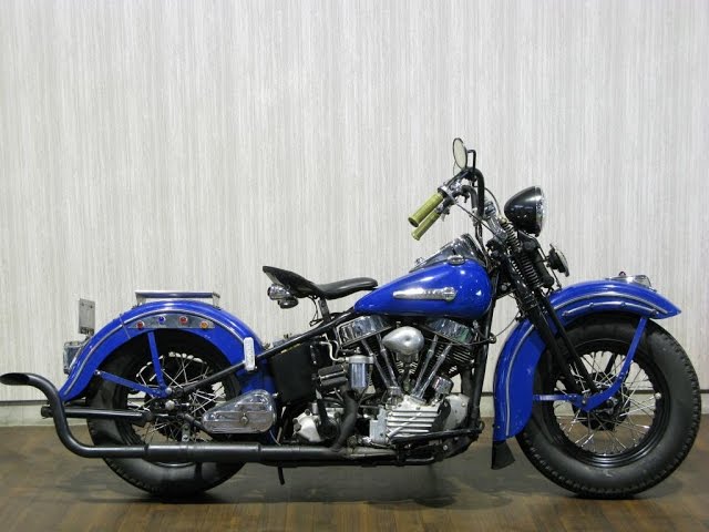 Harley Davidson 1948y FL Pan head - YouTube