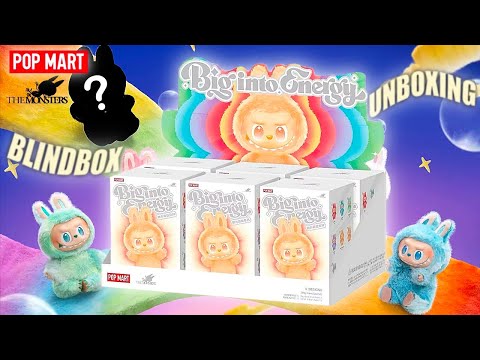 ASMR] Pop Mart Labubu Big Into Energy Full Set Blind box Unboxing