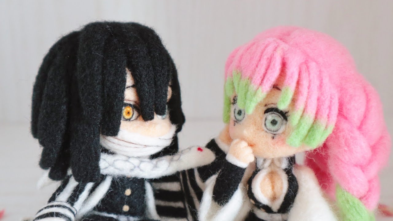 鬼滅の刃】伊黒小芭内と甘露寺蜜璃【おばみつ】作ってみたKimetsu no