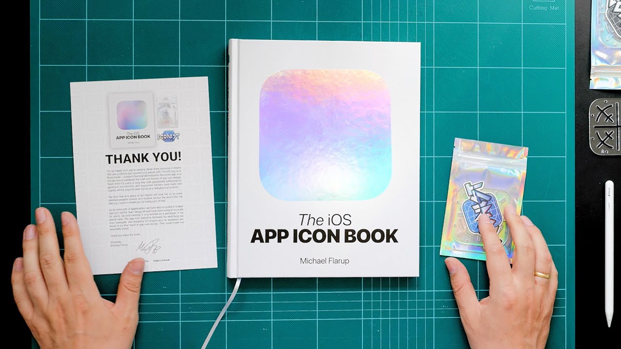 Unboxing The iOS App Icon Book - YouTube