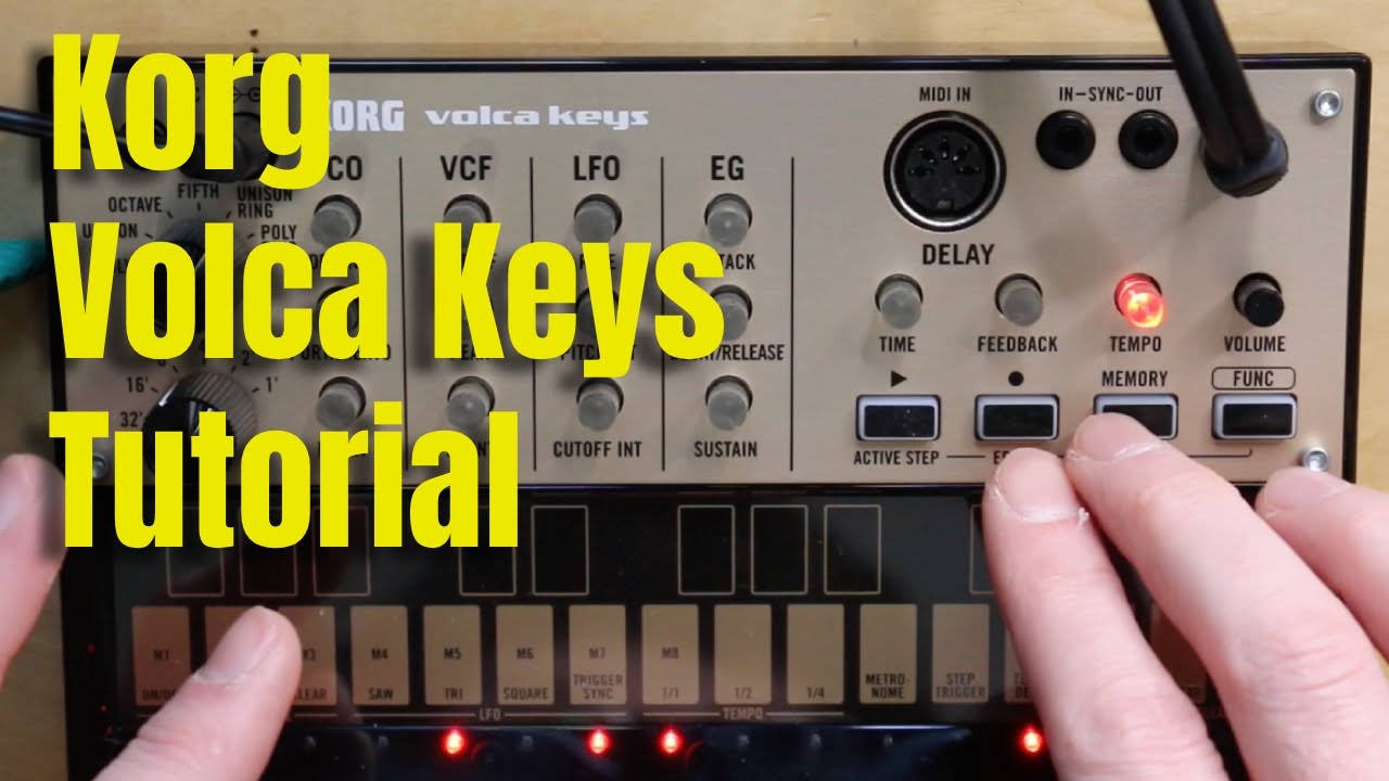 Introducing KORG volca keys - YouTube
