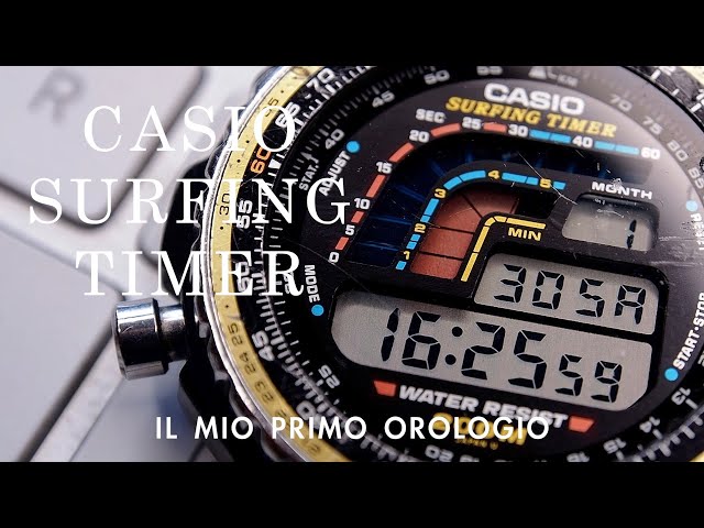 Casio DW 403 (Surfing Timer) - IL MIO PRIMO OROLOGIO ! - YouTube