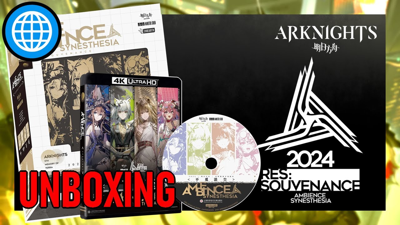 🌐] Unboxing Official Arknights Merch - Ambience Synesthesia 2024