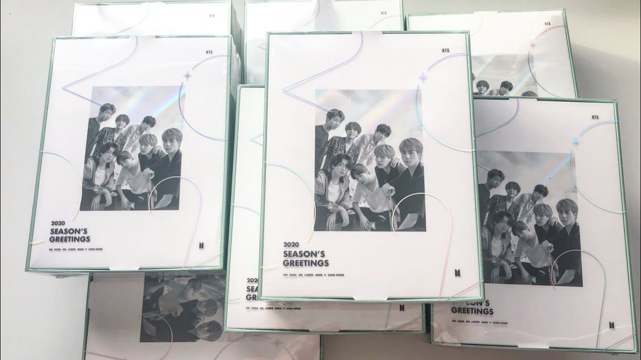 UNBOXING] BTS 2020 SEASON'S GREETINGS | 8 copies + Pre-ordered
