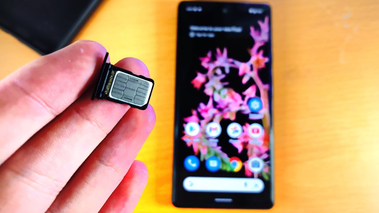 How To Insert SIM Card in Google Pixel 6 / 6 Pro [Dual SIM] - YouTube