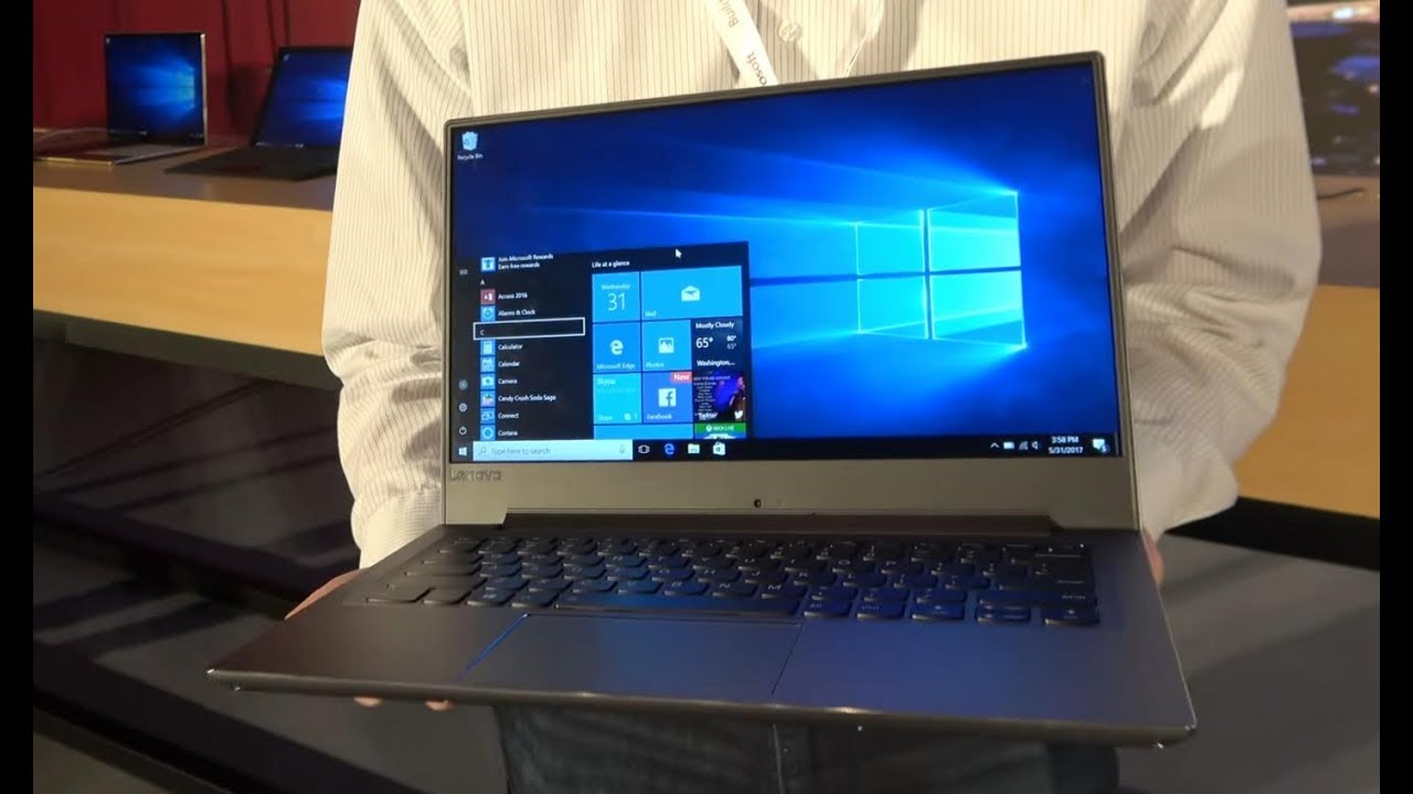 Lenovo V720 Small Business Laptop - YouTube