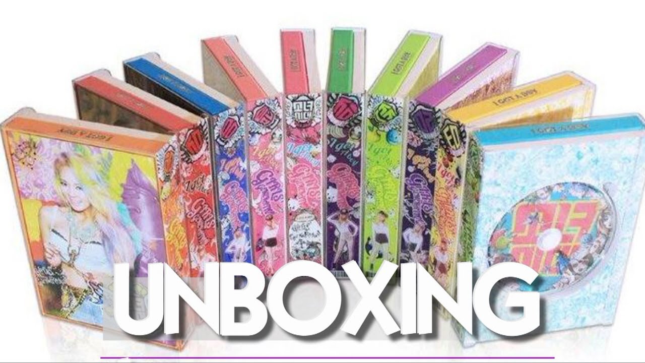 Unboxing - I GOT A BOY (SNSD) -Tiffany Version- - YouTube
