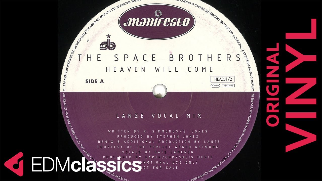 The Space Brothers - Heaven Will Come (Lange Vocal Mix) (1999