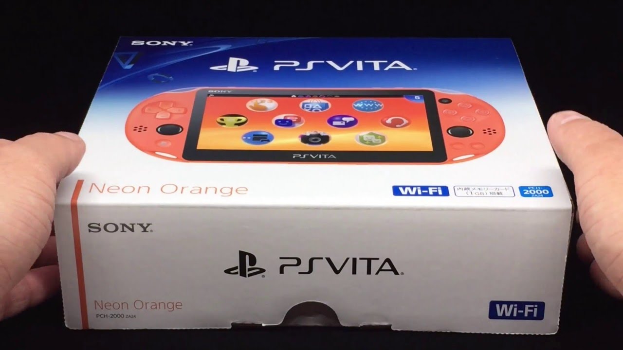 PSVita Neon Orange Wi-Fi PCH-2000 (ZA24) - YouTube