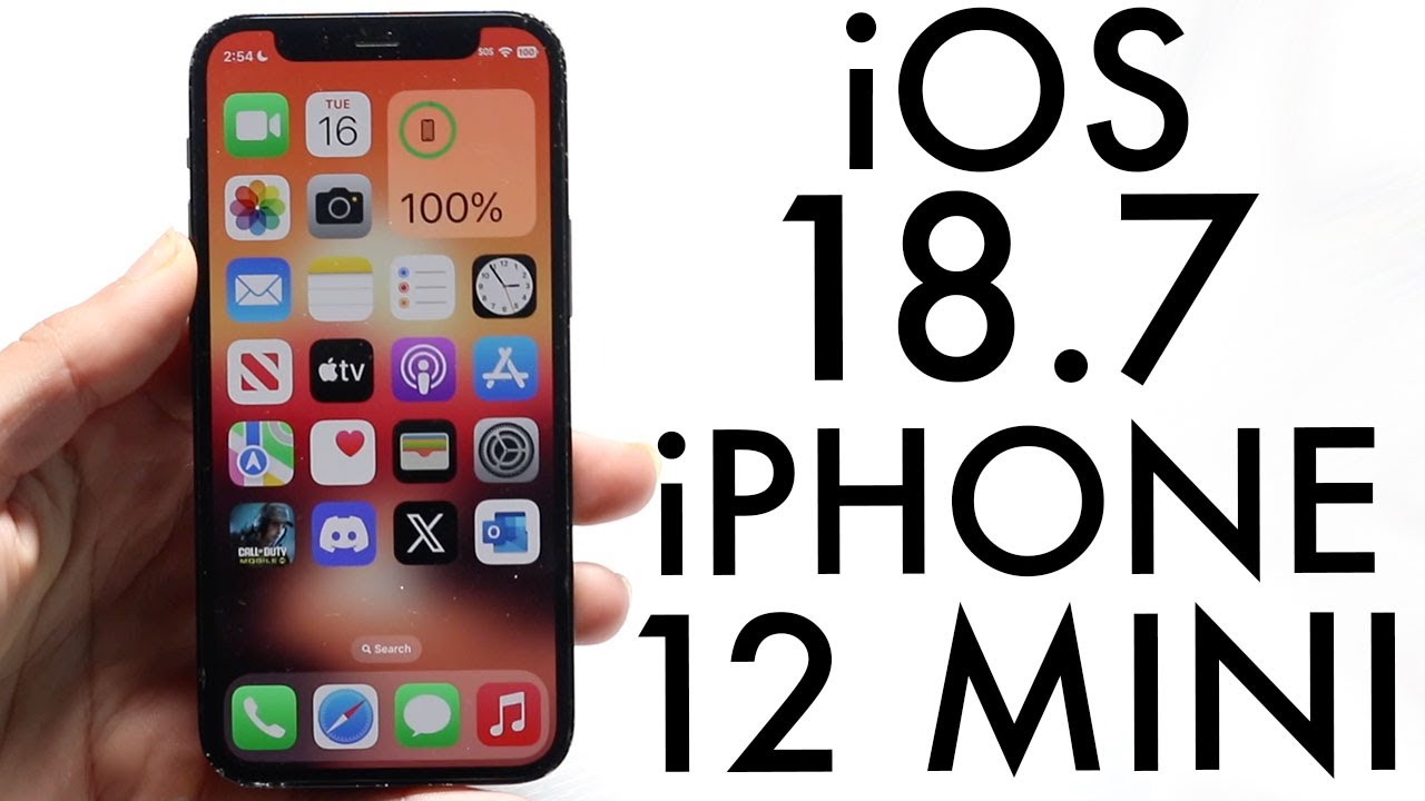 iOS 18.7 On iPhone 12! (Review) - YouTube
