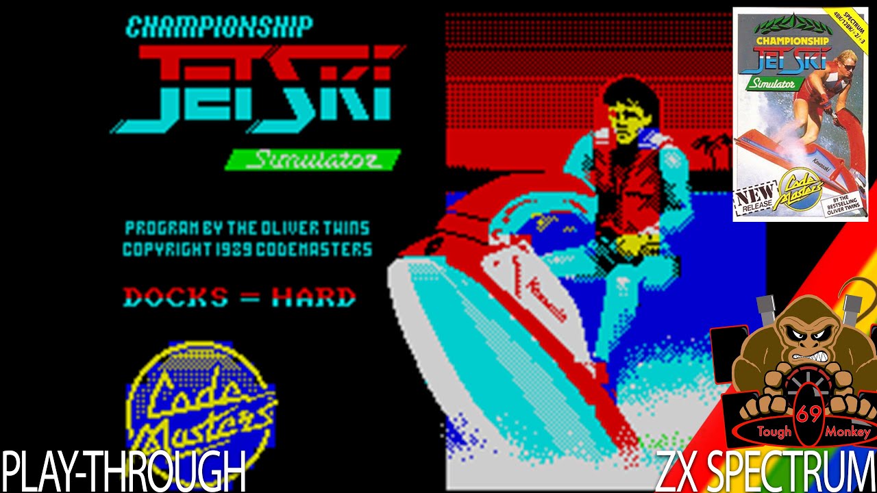 Championship Jet Ski Simulator by Codemasters 1989 - Sinclair ZX