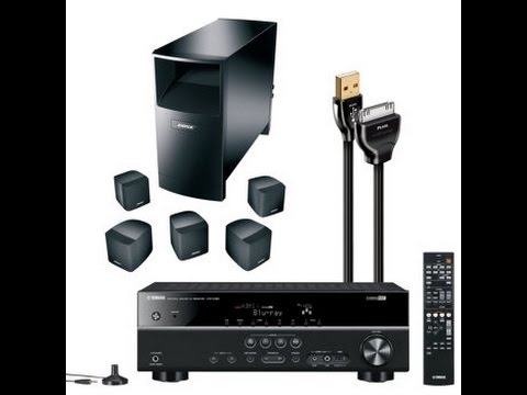 Unboxing The Bose Acoustimass 6 Series 3 And The Yamaha RX-V375