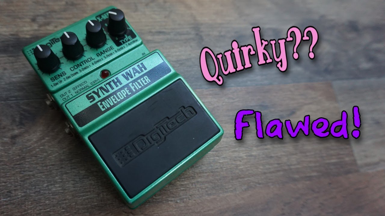 Digitech X-Series XSW SYNTH WAH Envelope Filter Pedal Demo - YouTube