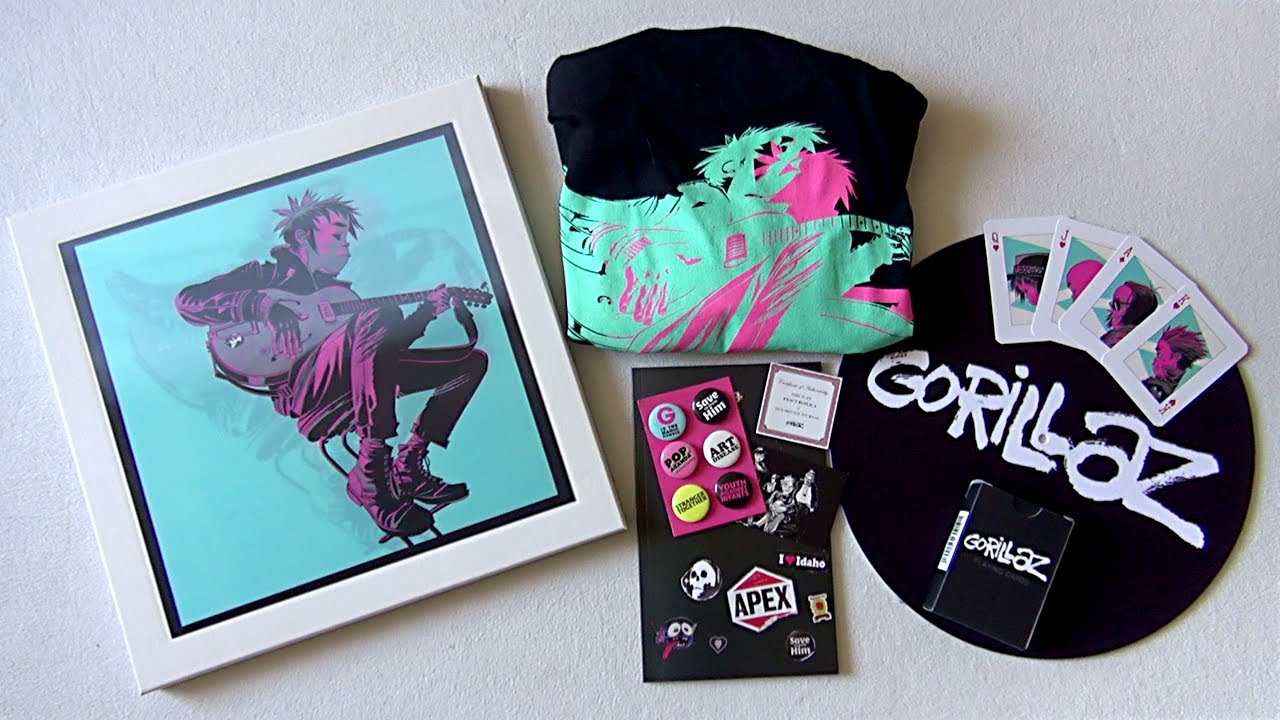 Gorillaz - The Now Now Deluxe Vinyl Box Set (+ T-Shirt, Cards
