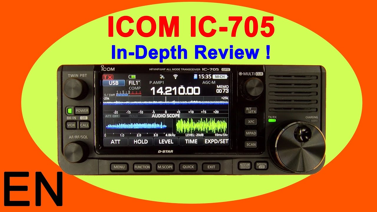 ICOM IC-705 Review and Full Walk Through - YouTube