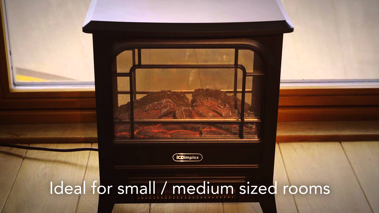 Dimplex MicroStove Optiflame Electric Fire - YouTube