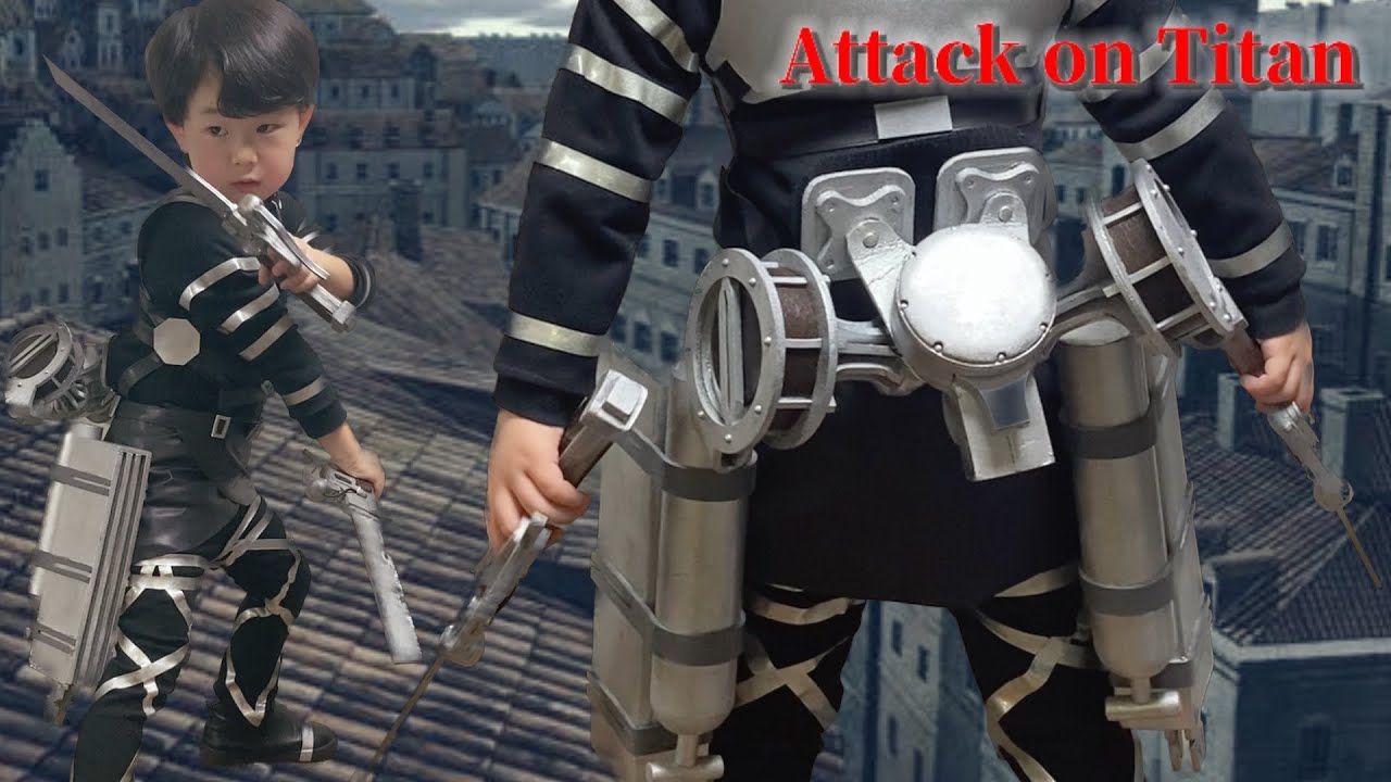 進撃の巨人】子供用新型立体機動装置メイキング(リヴァイ仕様