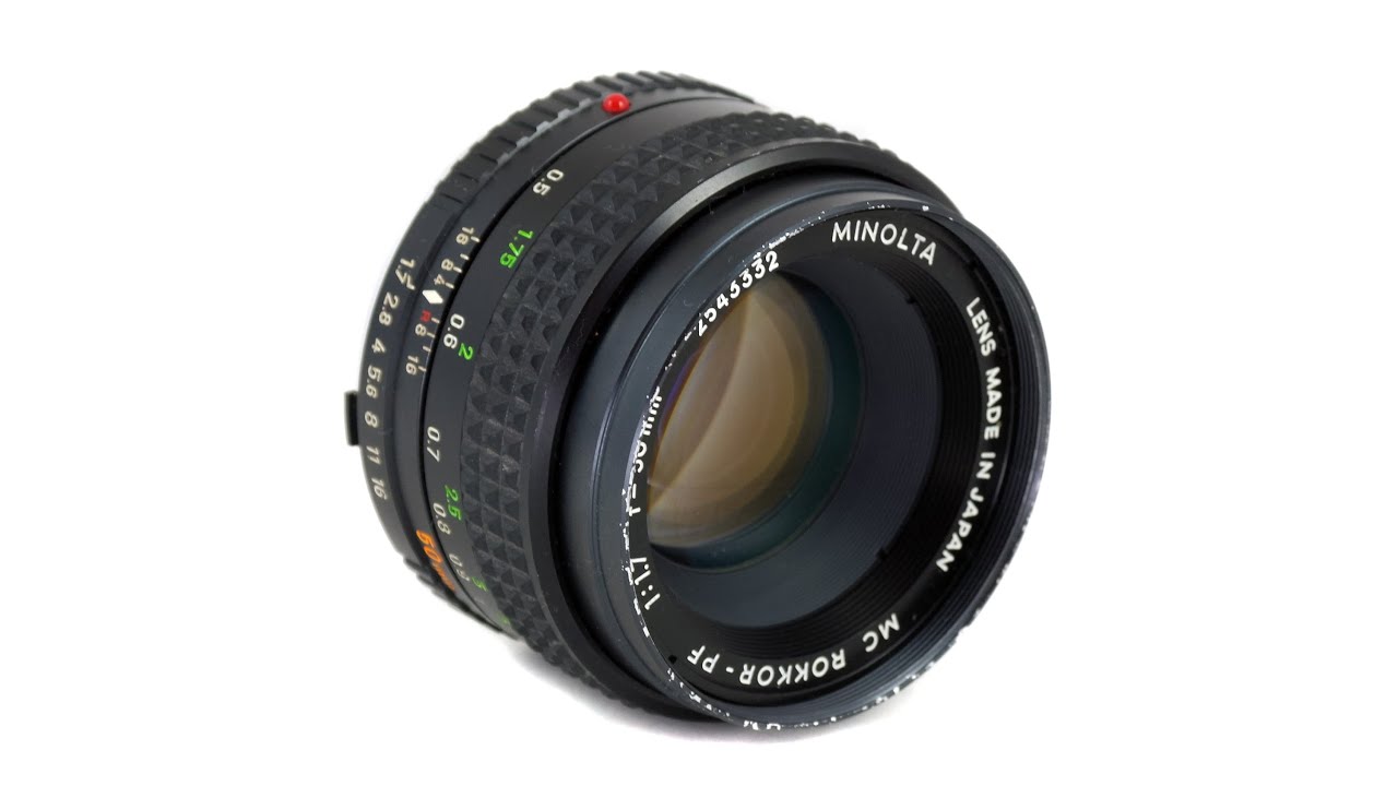 Minolta MC Rokkor-PF 50mm f/1.7 - YouTube