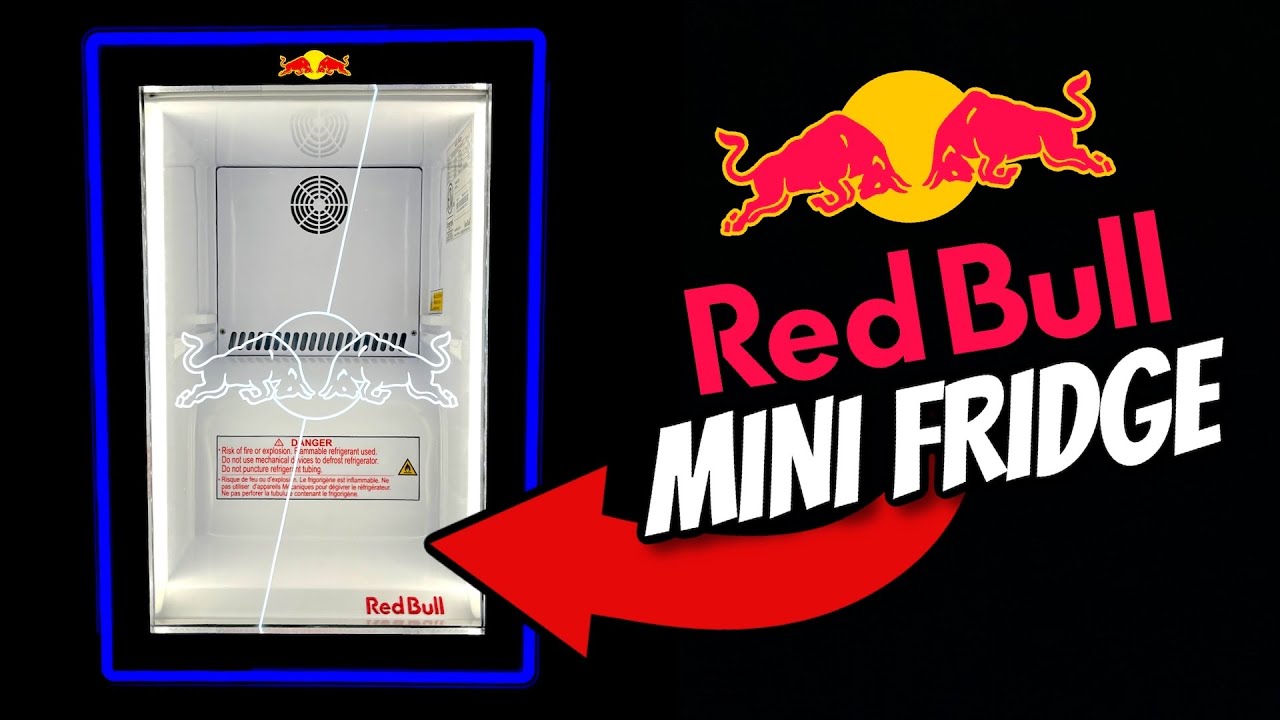 New Red Bull Mini Fridge - Baby Cooler Eco LED - YouTube