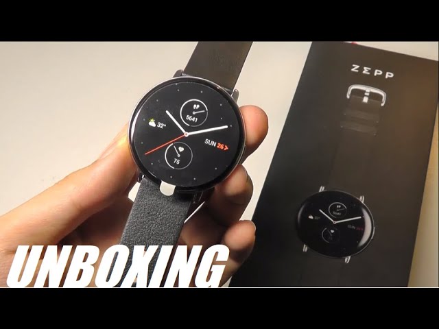 Unboxing: Zepp E Circle Smartwatch First Impressions - Stylish