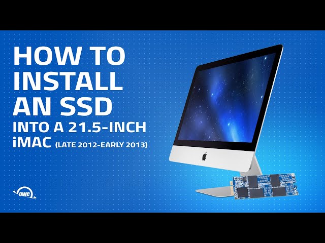 How to Install an SSD Card into a 21.5-inch iMac (Late 2012–Early