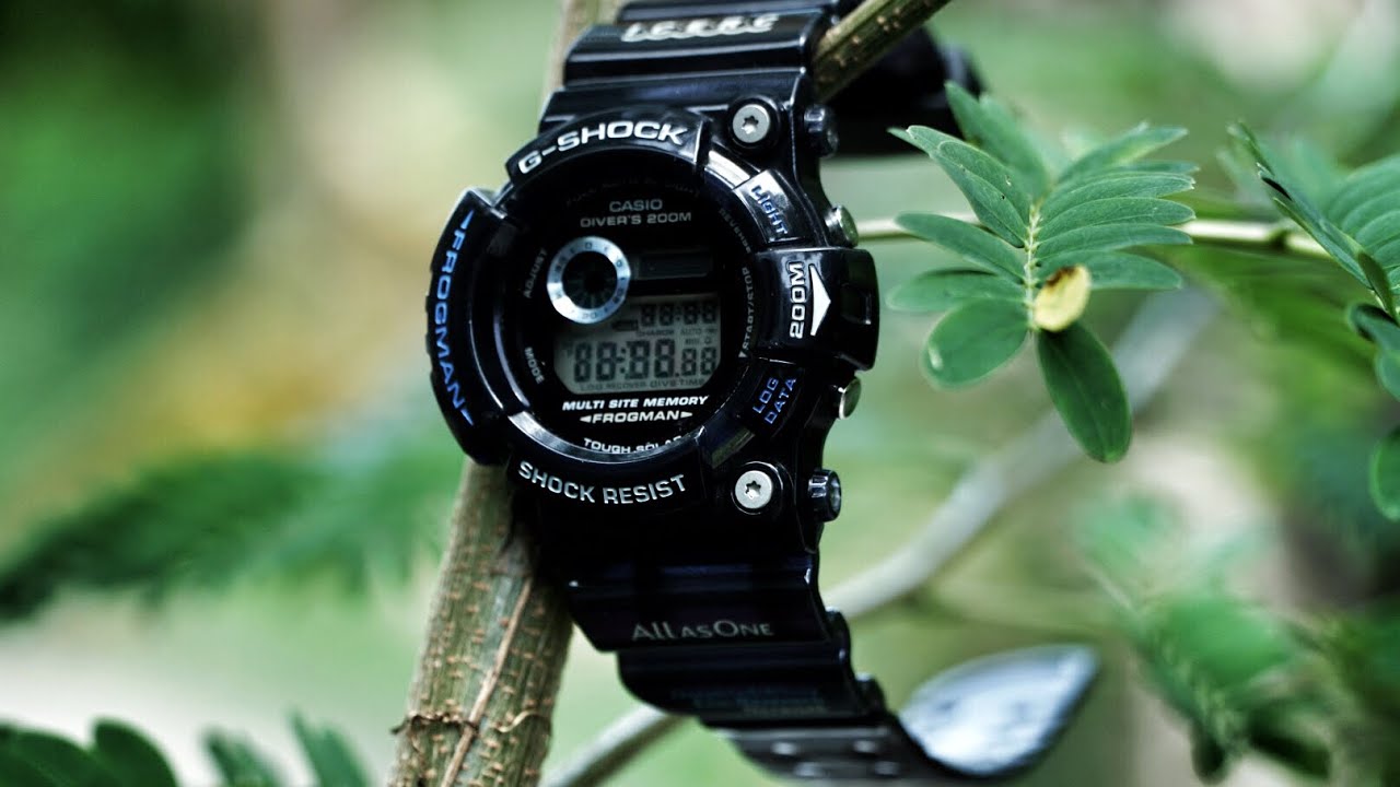ICERC 2002 FROGMAN G-Shock GW-202K-2JR watch unboxing & review